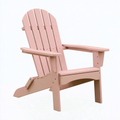 Fauteuil Adirondack 80 x 88 x 98 cm en bois rose à dossier incliné pour extérieur